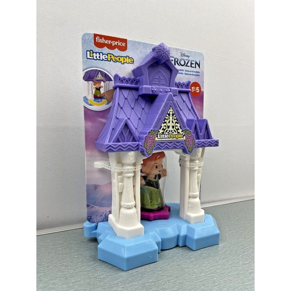Fisher Price Little People Disney Frozen Anna in Arendelle Portable Playset - Picture 9 of 14